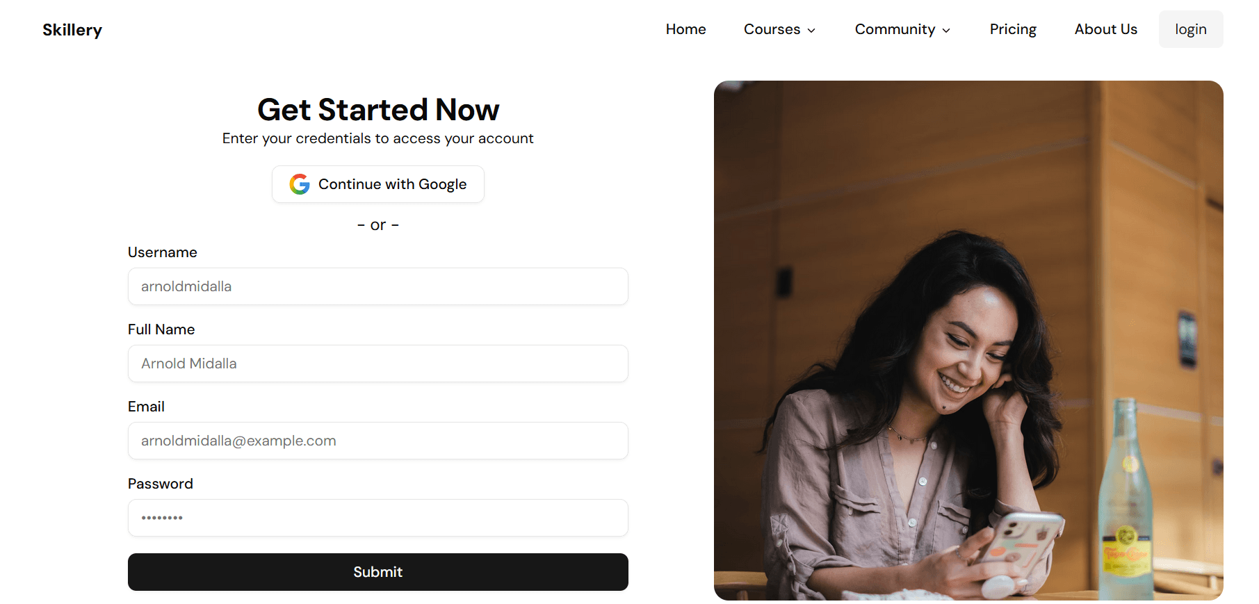 Youtube with Udemy features